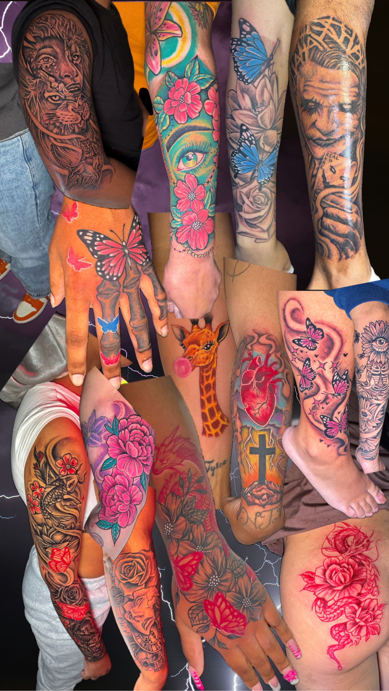 Tattoo collage
